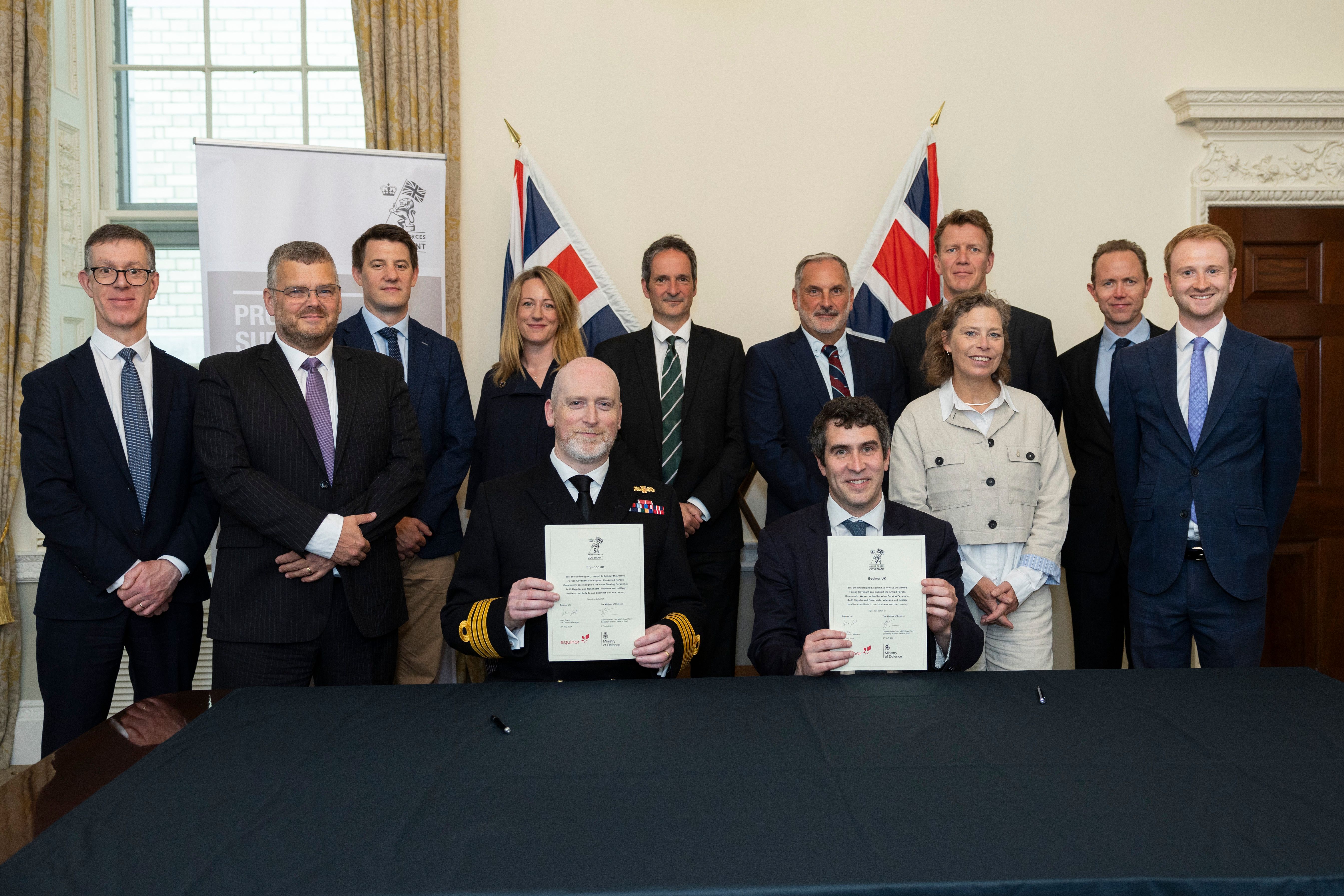 Equinor Signs UK Armed Forces Covenant - Equinor