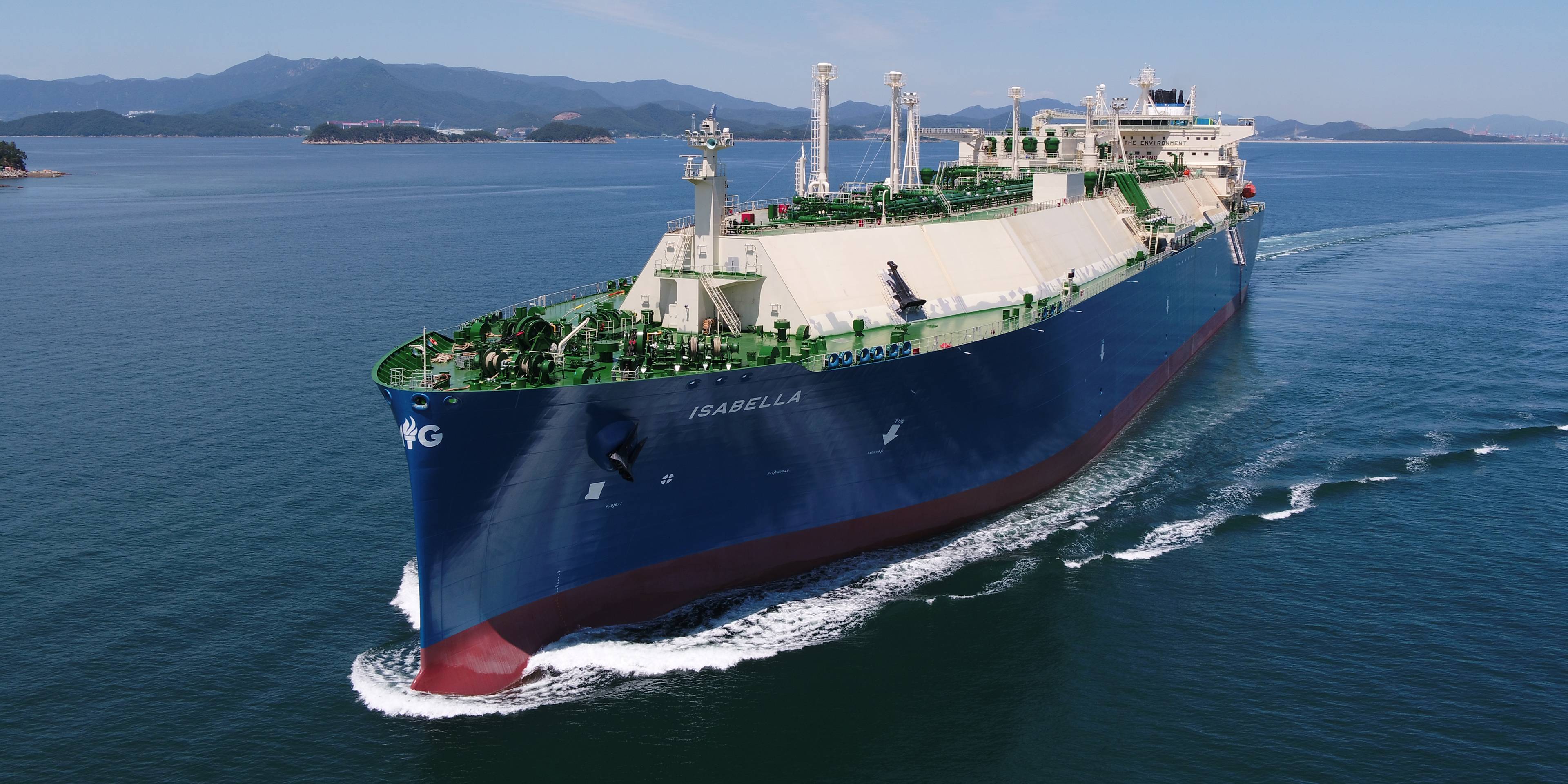 The Isabella LNG tanker
