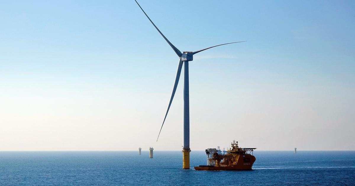 World's largest offshore wind farm Dogger Bank produces power for