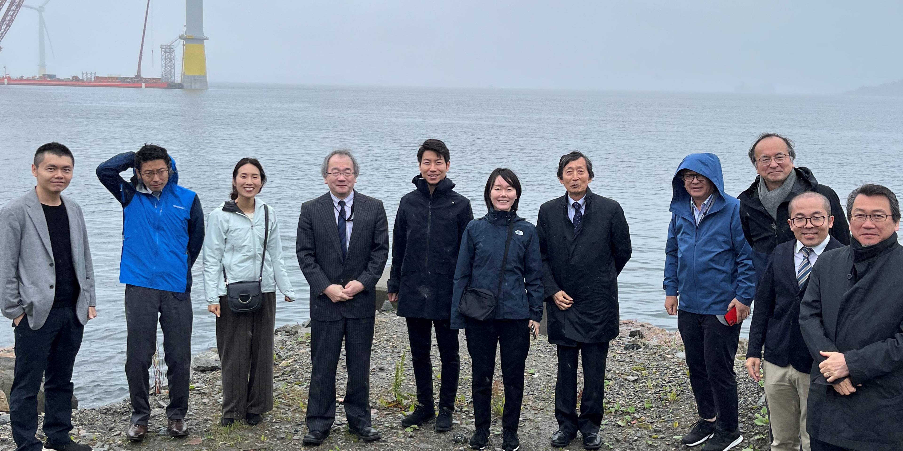 Japanese stakeholders visiting Hywind Scotland and Hywind Tampen